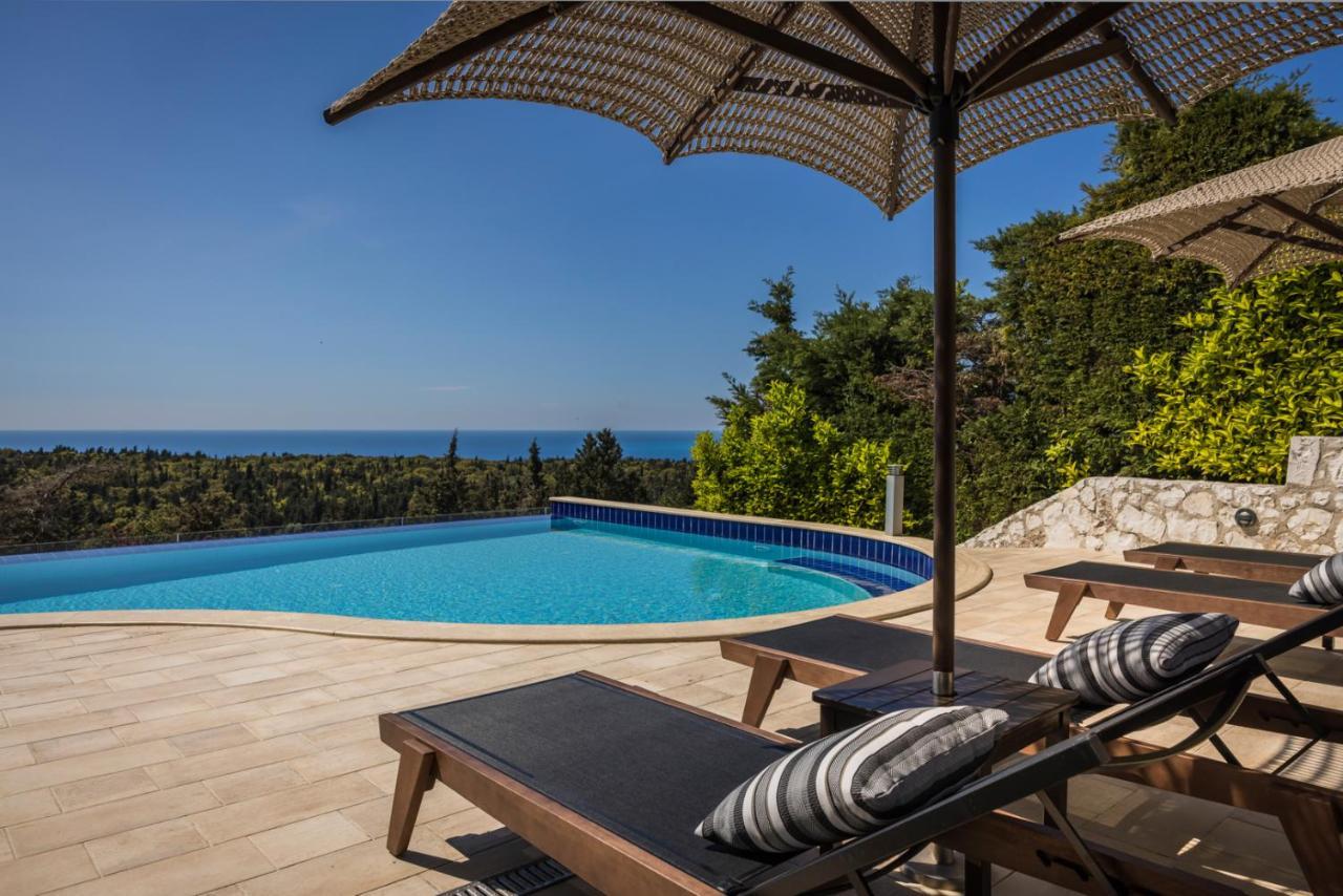 Luxury Villa Karmaniolos Fiskardo Kefalonia Buitenkant foto