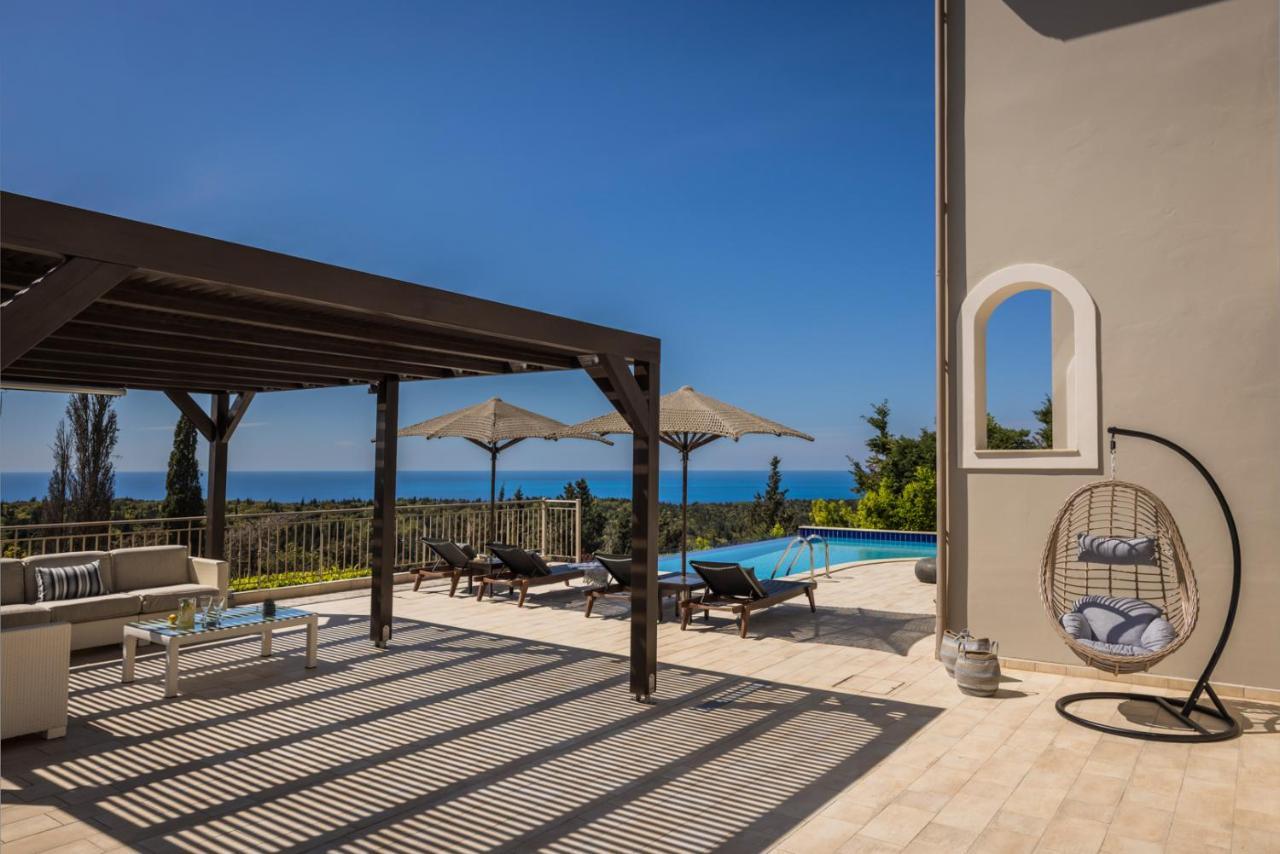 Luxury Villa Karmaniolos Fiskardo Kefalonia Buitenkant foto