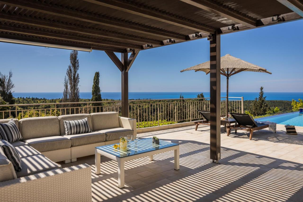 Luxury Villa Karmaniolos Fiskardo Kefalonia Buitenkant foto