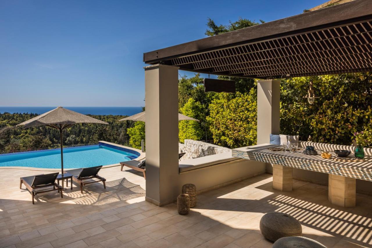 Luxury Villa Karmaniolos Fiskardo Kefalonia Buitenkant foto